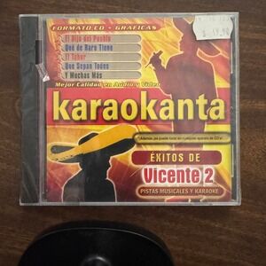 Karaokanta Exitos de Vicente 2 Pistas Musicales y Karaoke CD Graficas